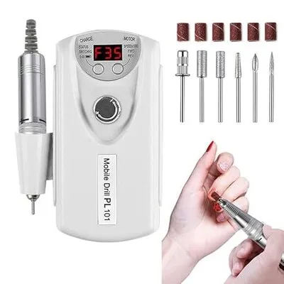 Grinding Machine Mobile e-File Drill BQ101 - White