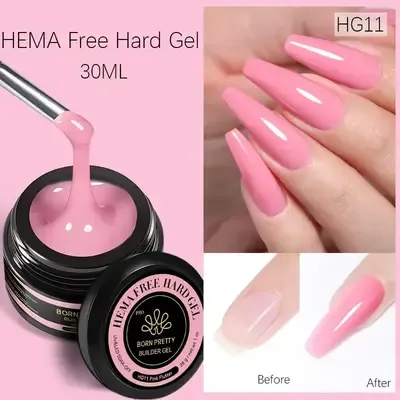 Hema Free Hard Gel - HG11 - Pink Flutter - 1 oz