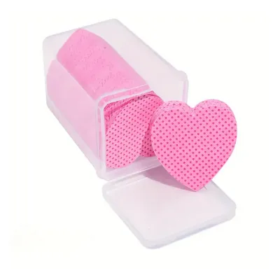 Cleaning Cotton Wipes - 200 ct - Pink Heart