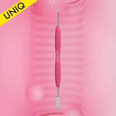 Manicure Pusher Gummy w/ Silicon Handle - Uniq 11 - Type 1 - PQ-11-1