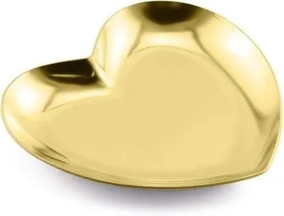 Heavy Heart Tray - Gold