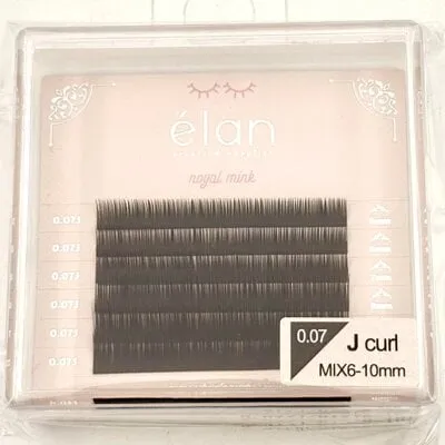 Lash - Bottom Lashes Mini Tray - 0.07 - J Curl - Mix 6-10mm