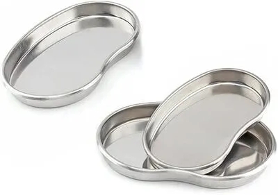 Bean Shape Tray - Silver