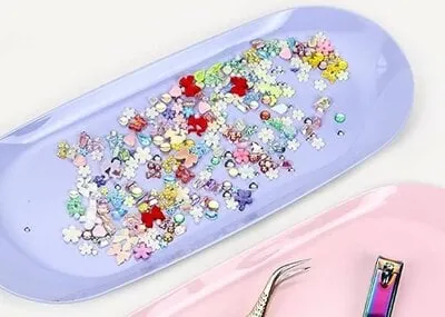 Oval Tray - 9x4 in - Purple