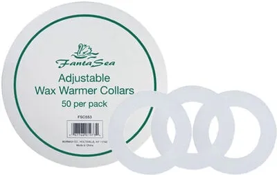 Adjustable Wax Collars - 50 ct
