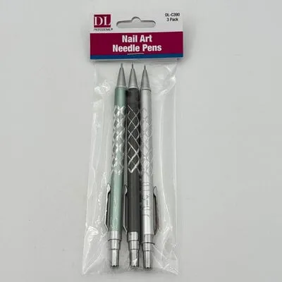 Nail Art Needle Pens - DL - C390 - 3 pcs