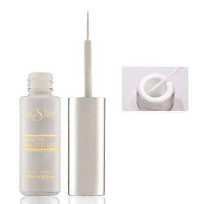 Nail Art Gel Liner - White - .33 oz
