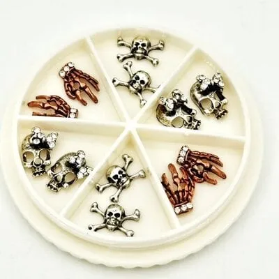Art Pack #401 - Silver Skulls