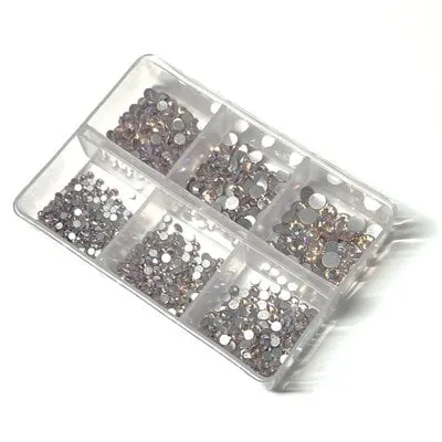 Art Pack #357 - Assorted Bronze Rhinestone - 6 pcs