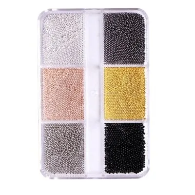 Caviar Beads - Assorted Small - 6 pcs