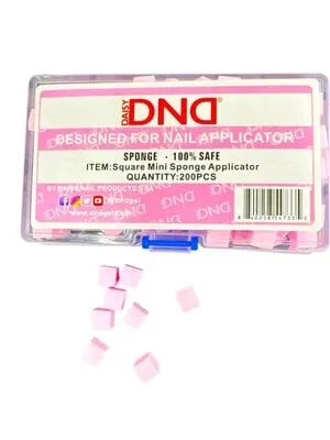 Square Mini Sponges - Pink - 200 pcs
