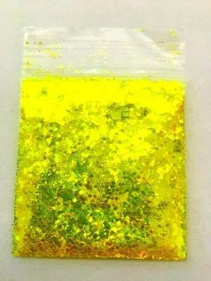 Nail Ornament Glitter - Yellow