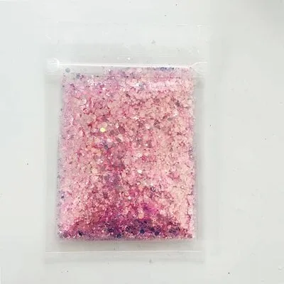 Nail Ornament Glitter - Light Pink