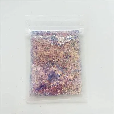 Nail Ornament Glitter - Gold Iridescent