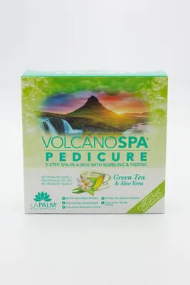 Volcano Spa - Pedi Box - Green Tea, Aloe Vera - 1 ct