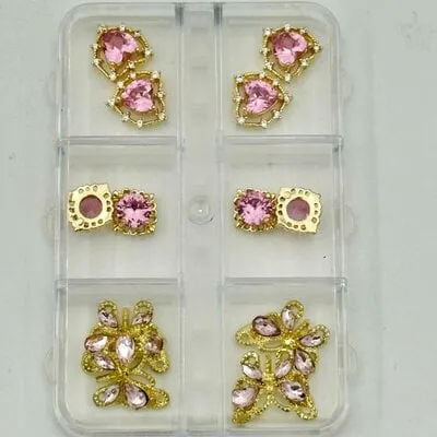 Art Pack #525 - Assorted Nail Art Charms - 12 pcs