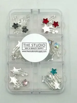 Art Pack #569 - Assorted Shooting Star Charms
