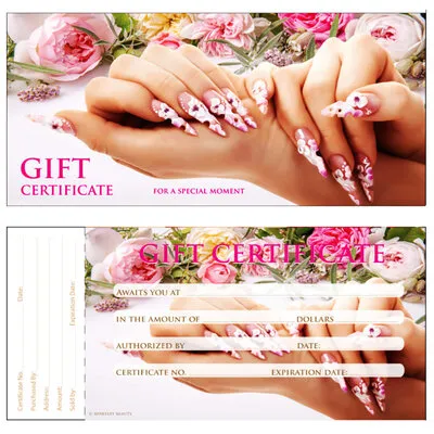 Gift Certificate Booklet - 50 pgs - GC125