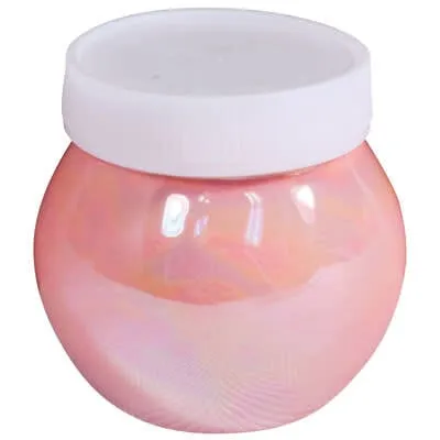DL - Porcelain Jar w Lid - Pink - 30 mL - DL C525