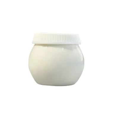Porcelain Jar w/ Lid - White - LC201-WH