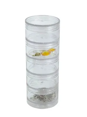 Tolco - Stackable Jars Clear Small - 5 Ct.