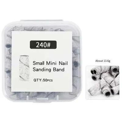 Mini Sanding Bands - Zebra - 50 ct - F - #240