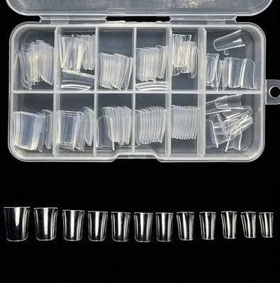 Nail Tip Box - Duck - Clear - Medium