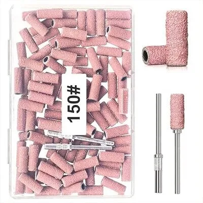Mini Sanding Bands - Pink - 50 ct - M - #150