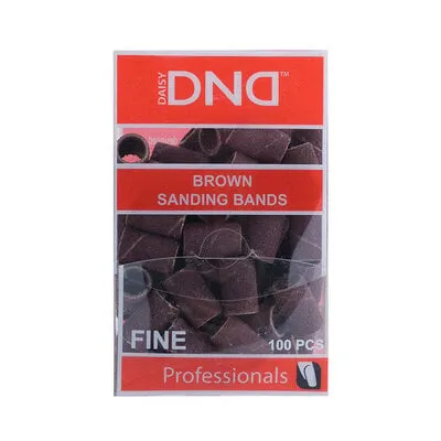 Brown Sanding Bands - Fine - 100 pcs