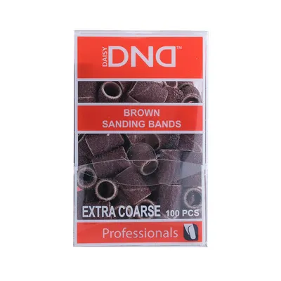 Brown Sanding Bands - Extra Coarse - 100 pcs