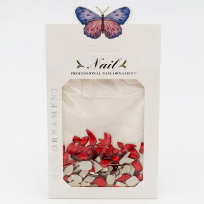 Art Pack #281 - Assorted Large Red Rhinestones