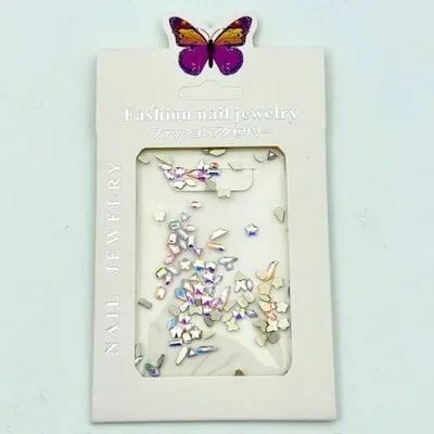 Art Pack #622 - Assorted Small AB Rhinestones