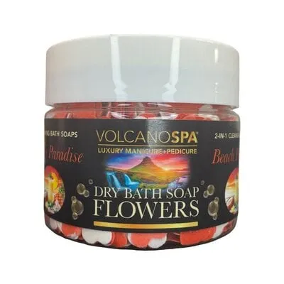 Volcano Spa - Dry Bath Soap Flowers CBD - 12 oz - Beach Paradise