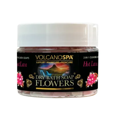 Volcano Spa - Dry Bath Soap Flowers CBD - 12 oz - Hot Lava