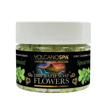 Volcano Spa - Dry Bath Soap Flowers CBD - 12 oz - Spearmint