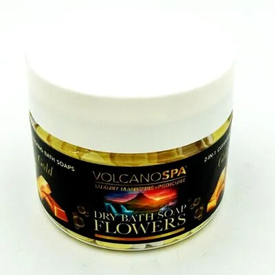 Volcano Spa - Dry Bath Soap Flowers CBD - 12 oz - Gold
