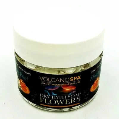 Volcano Spa - Dry Bath Soap Flowers - 12 oz - Honey Pearl