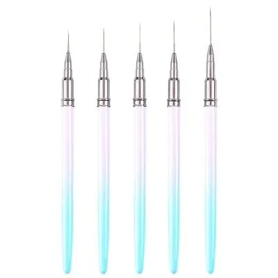 Liner Brush - 5 PC - Blue/Pink Ombre