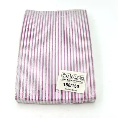 Files - Oval - 150/150 - Zebra/ Pink - 25 Count