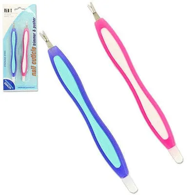 Nail Cuticle Trimmer Pusher - 2 count