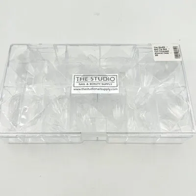 Tip Box - Full Cover - Almond Clear - XS