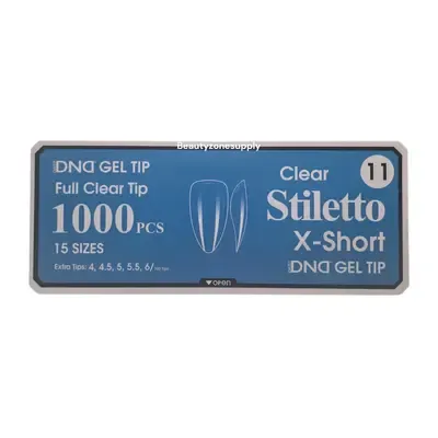 Gel Tips - Full Stiletto X-Short