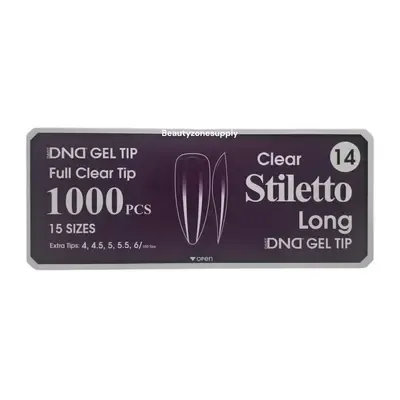 Gel Tips - Full Stiletto Long