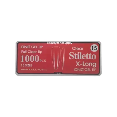 Gel Tips - Full Stiletto X-Long