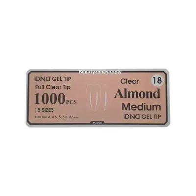 Gel Tips - Full Almond Medium