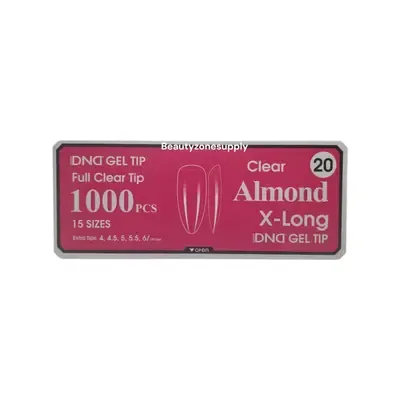 Gel Tips - Full Almond X-Long