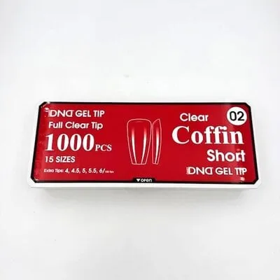 Gel Tips - Full Coffin Short