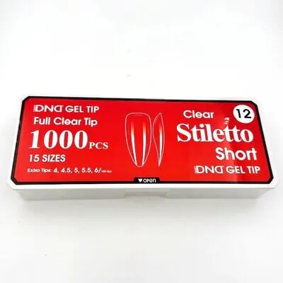 Gel Tips - Full Stiletto Short