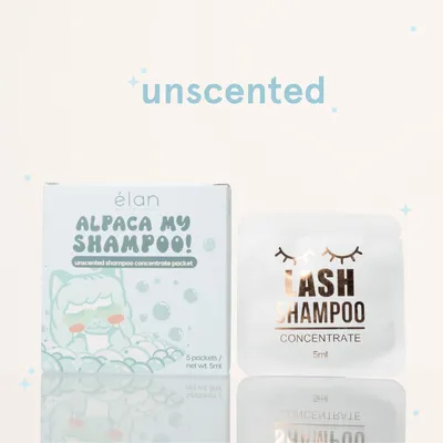 Shampoo Concentrate Packets - Unscented - 5 ct.