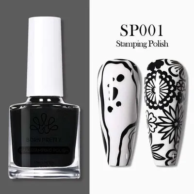 Stamping Polish - SP001 - Black